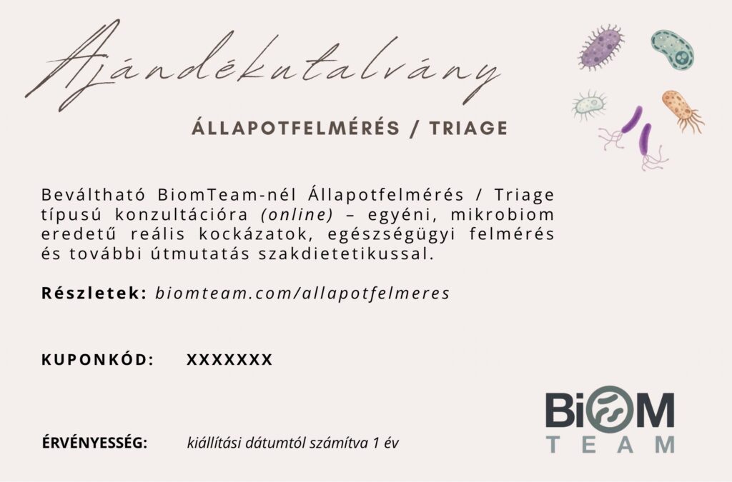 Állapotfelmérés / Triage ajándékutalvány